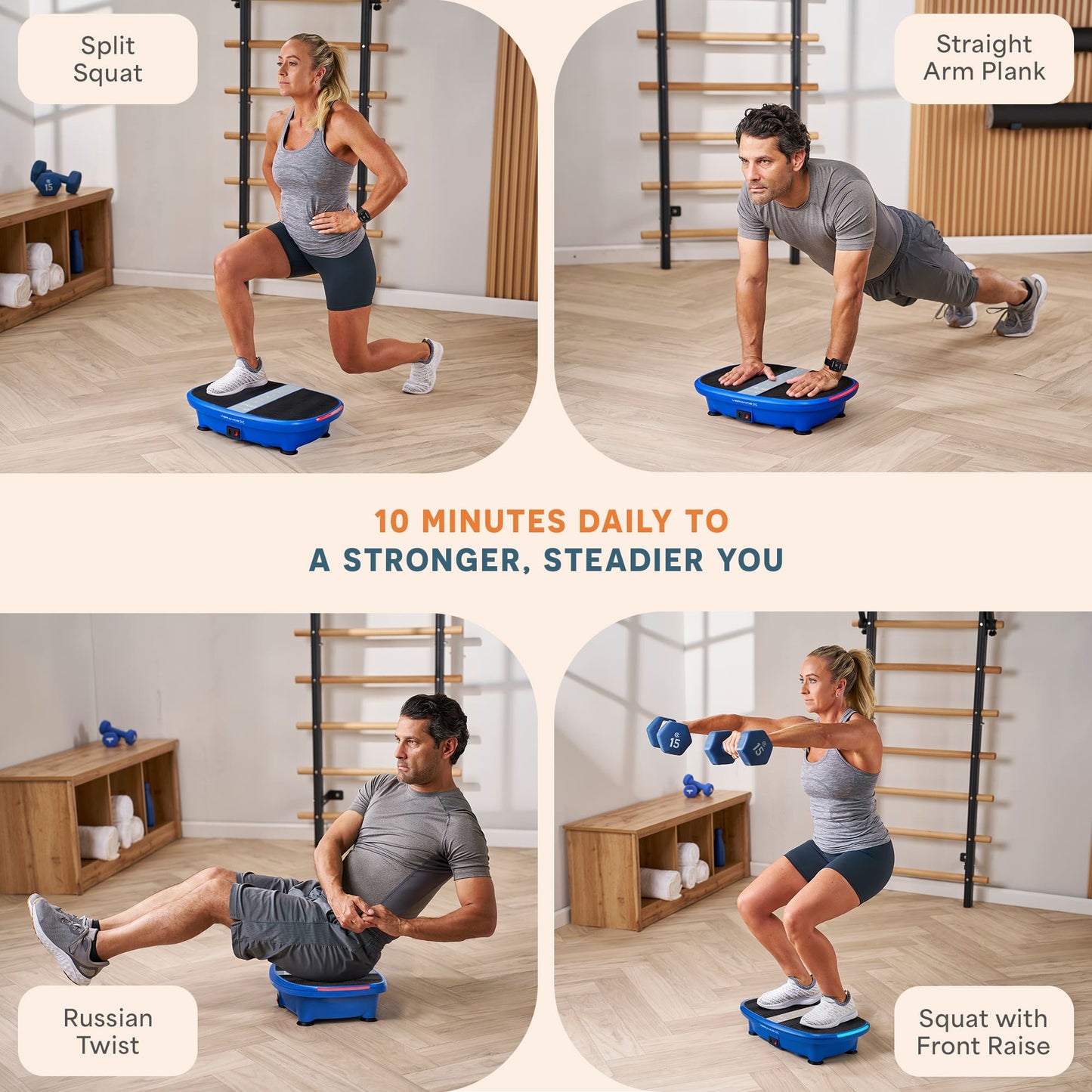 VibranceX Vibration Plate with LED Illumination