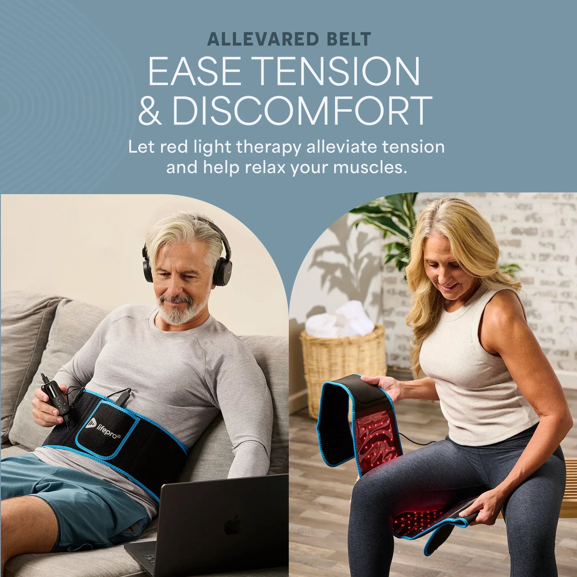 AllevaRed Red Light Therapy Belt