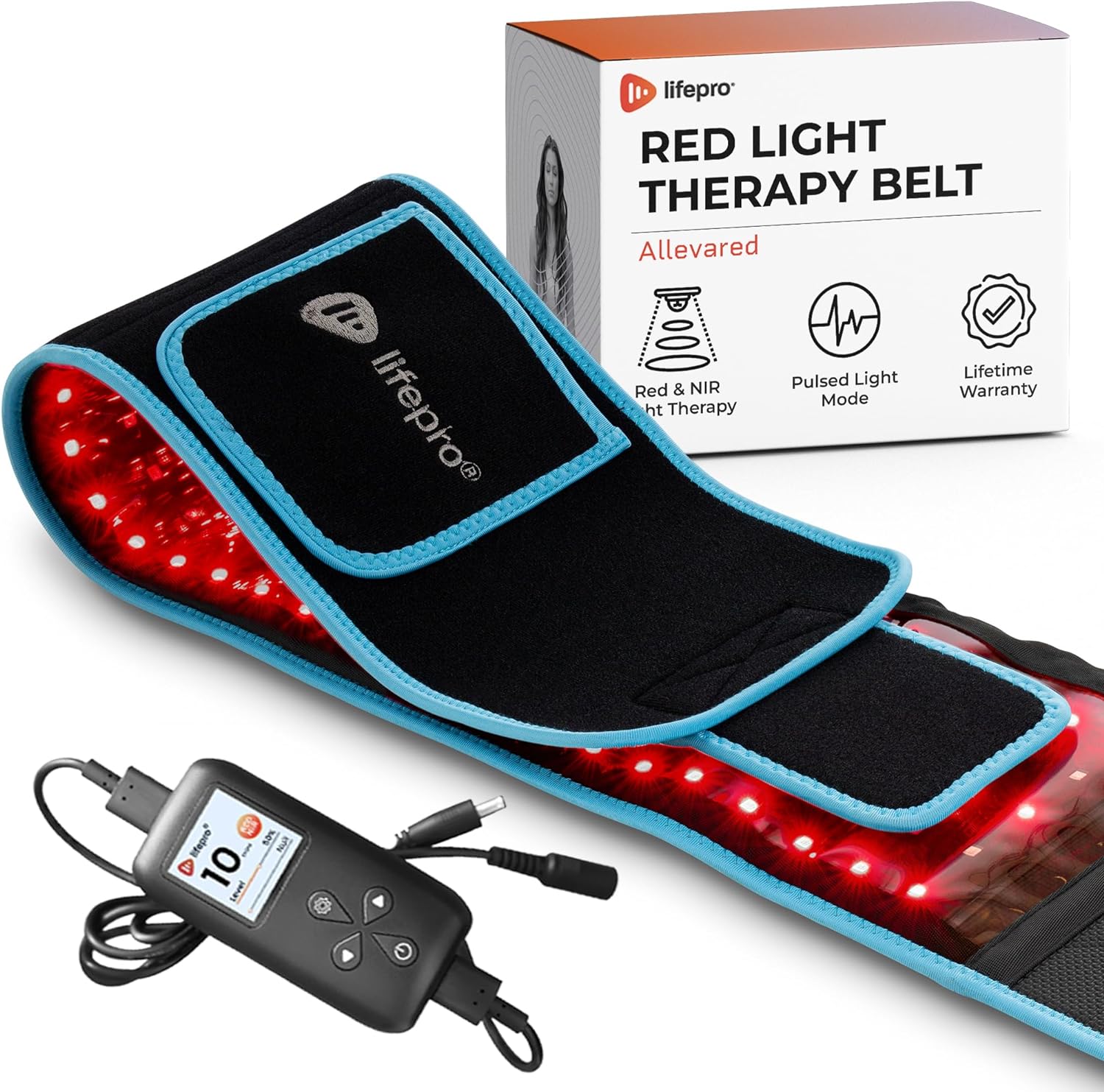 AllevaRed Light Therapy Belt | Lifepro