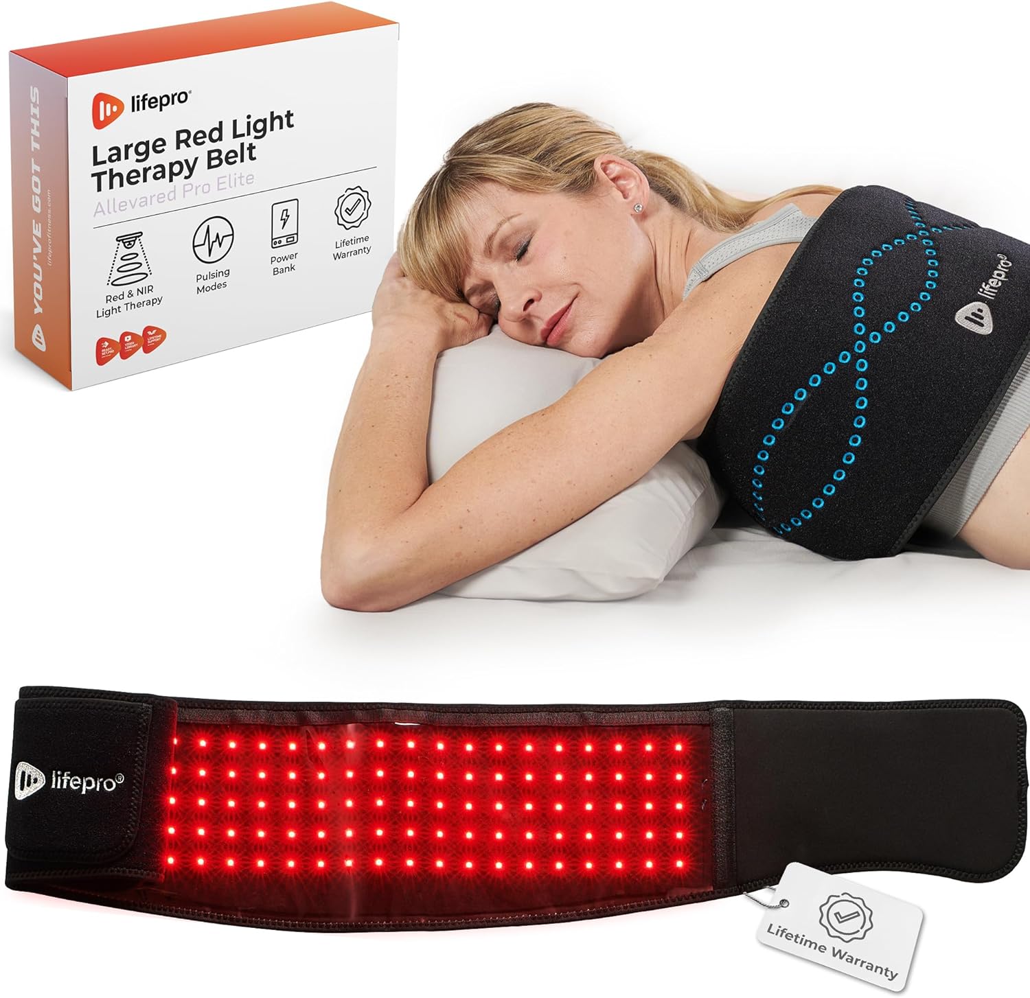 Allevared Pro Elite Light Therapy Belt