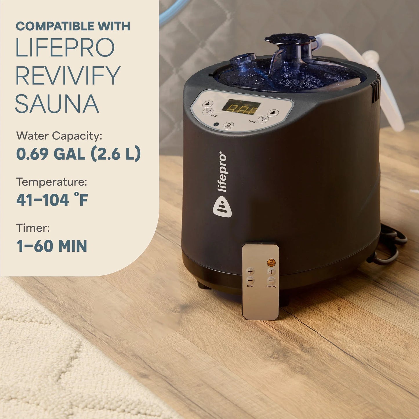 Revivify Sauna Steamer