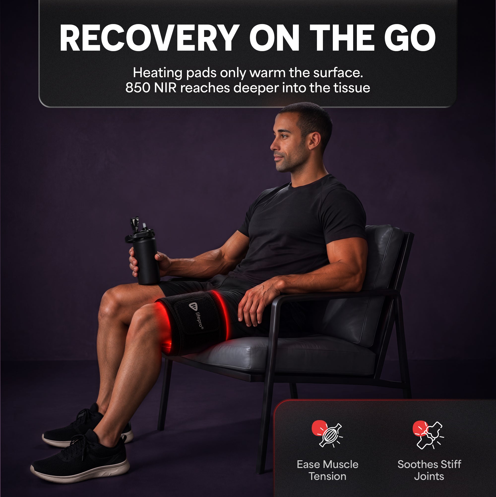 AllevaRed Pro Light Therapy Belt: Recovery on the Go