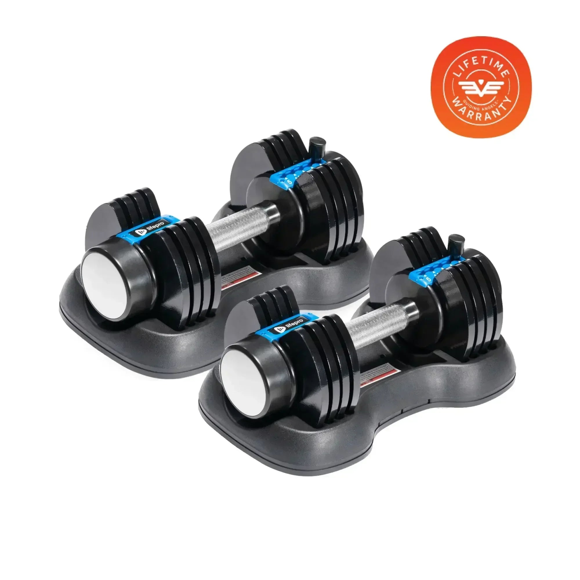 PowerFlow Plus Dumbbells (5–25 lb Adjustable Set)