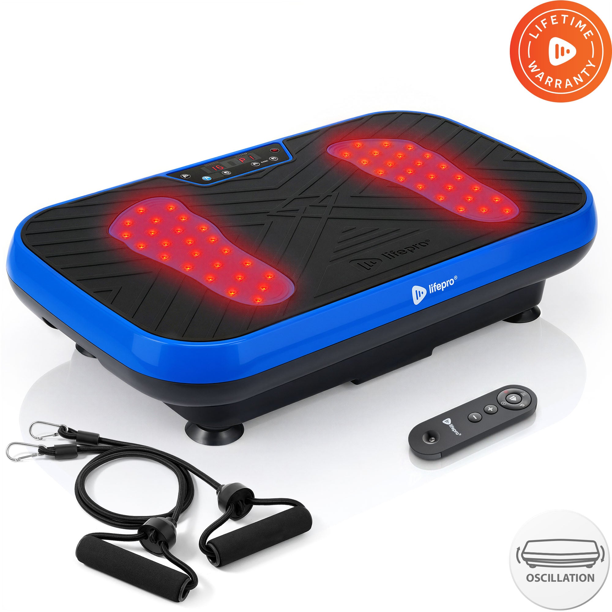 VibraRed Vibration Plate with Red Light Therapy