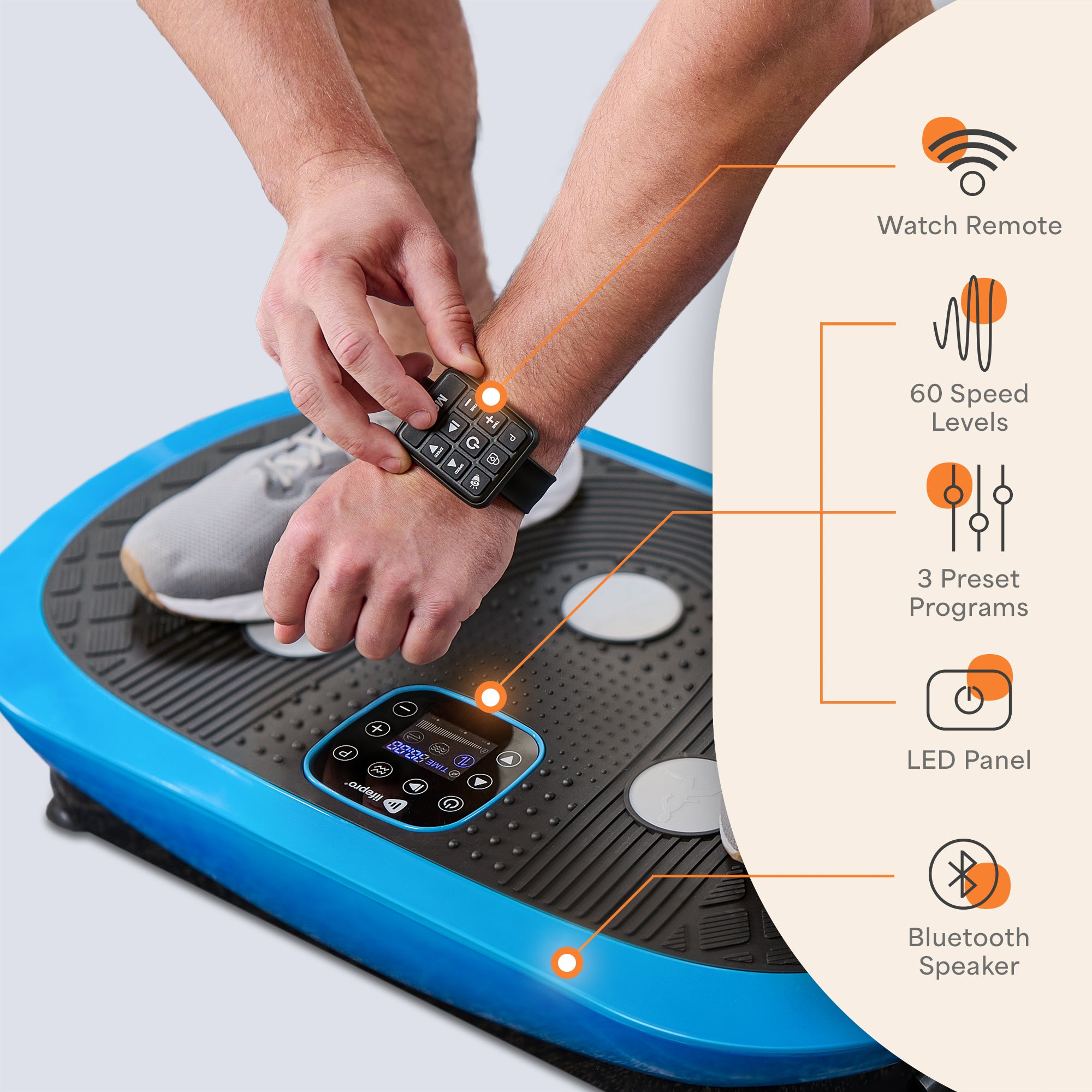 Rumblex Plus 4D Vibration Plate for Full Body Fitness