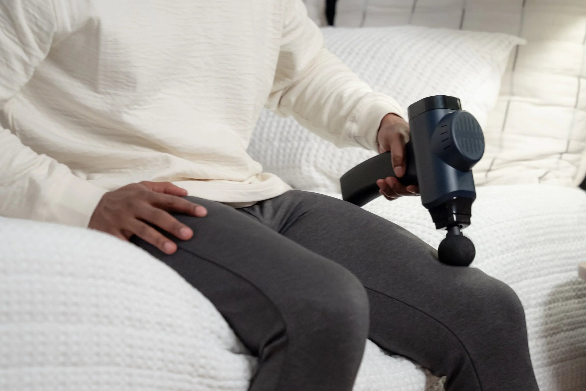 does a vibrating massager help sciatica US Portable Neck Massager Heat Vibration Pulse Pain Togo main image 1