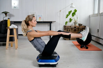 Abs Workout Using Lifepro Hovert Vibration Platform