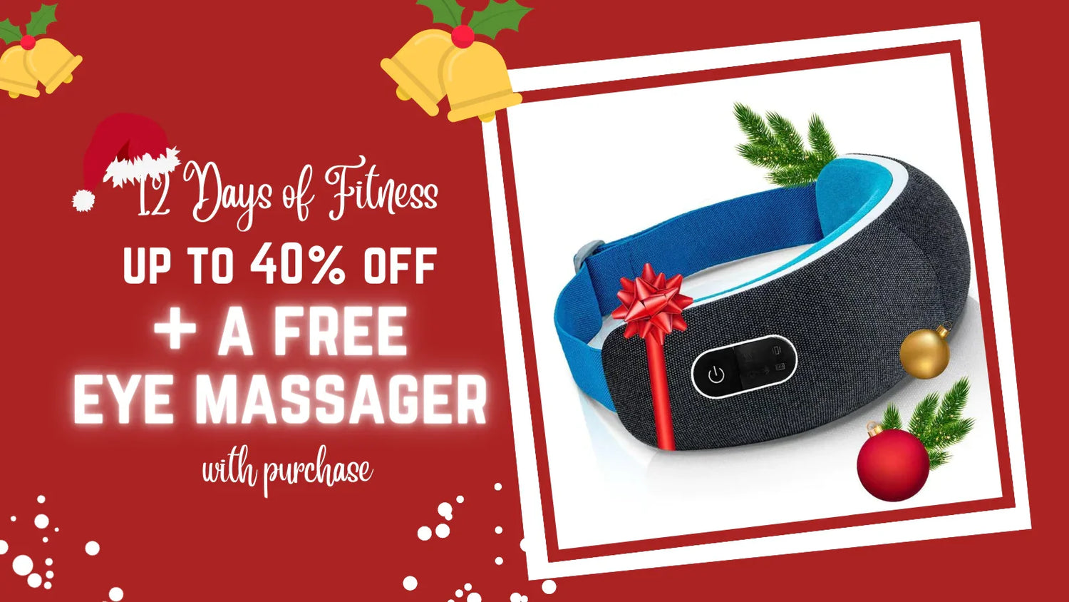 Up to 40% OFF + FREE Eye Massager w/ Purchase