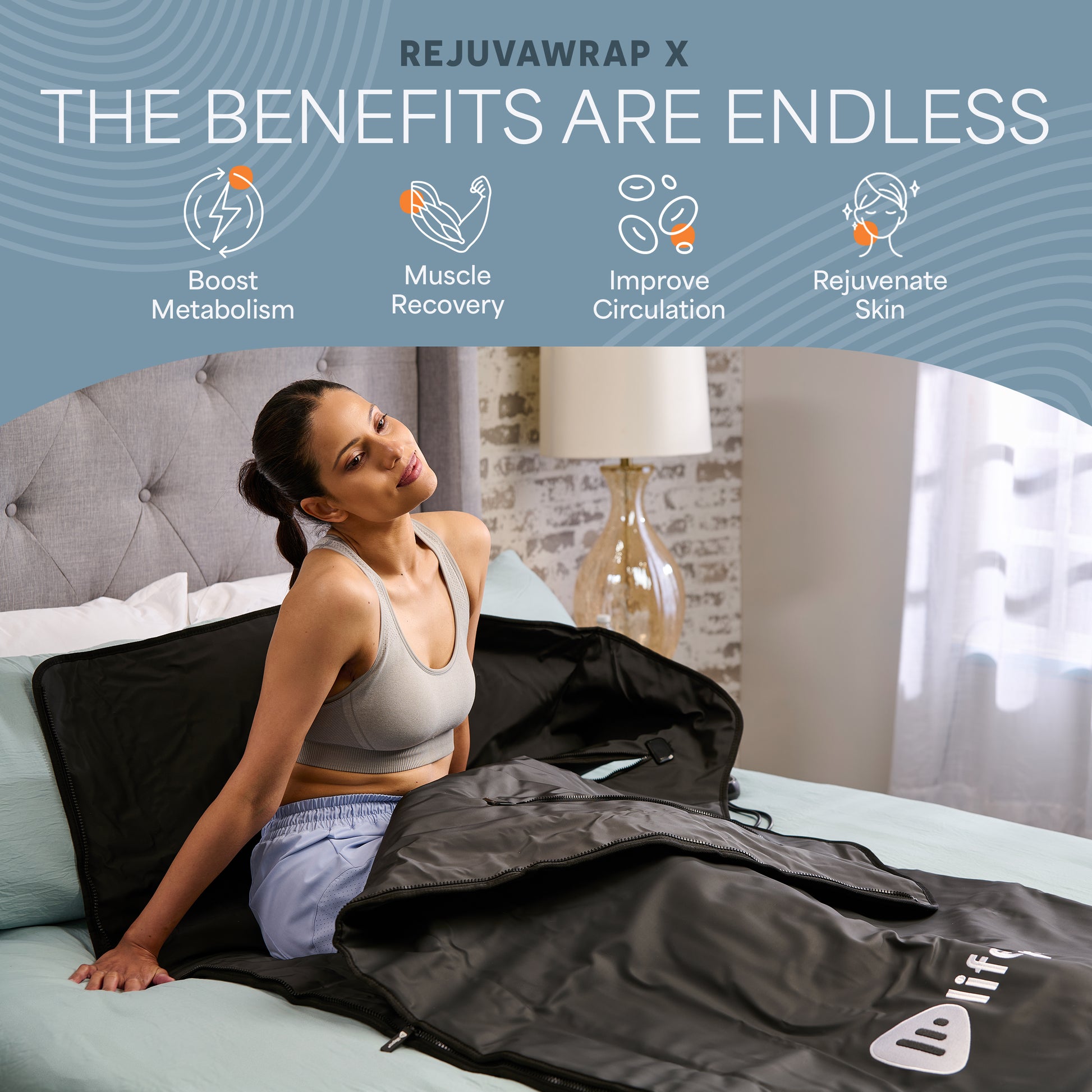RejuvaWrap™ X Infrared Sauna Blanket