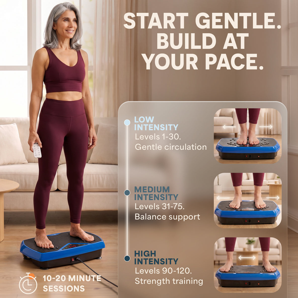 Lifepro HexaPlate Vibration Exercise Machine
