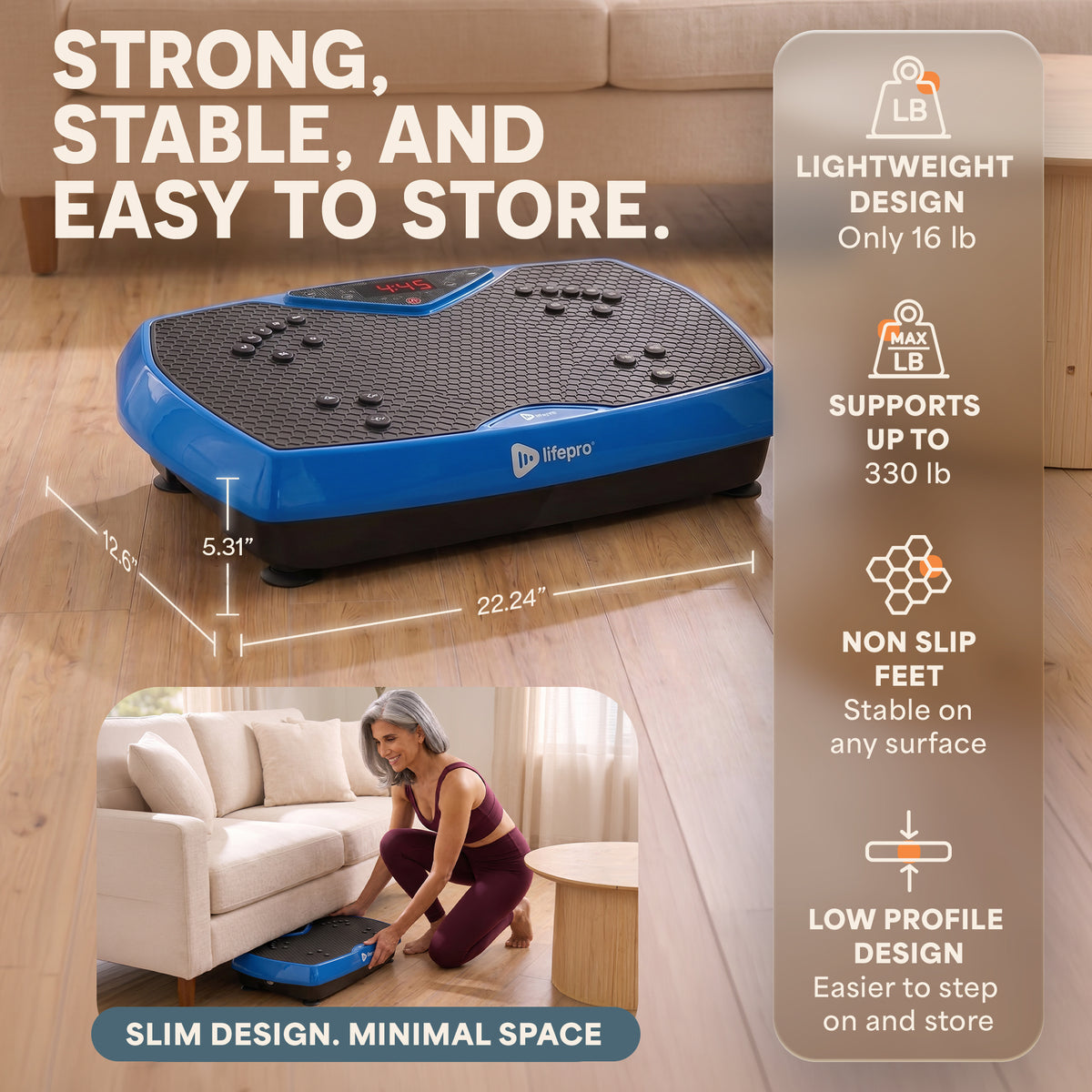Lifepro HexaPlate Vibration Exercise Machine