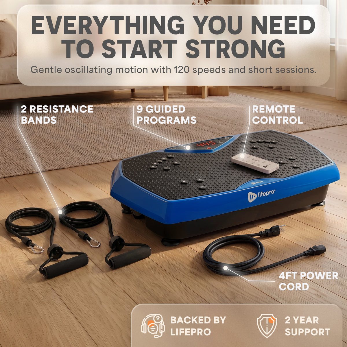 Lifepro HexaPlate Vibration Exercise Machine
