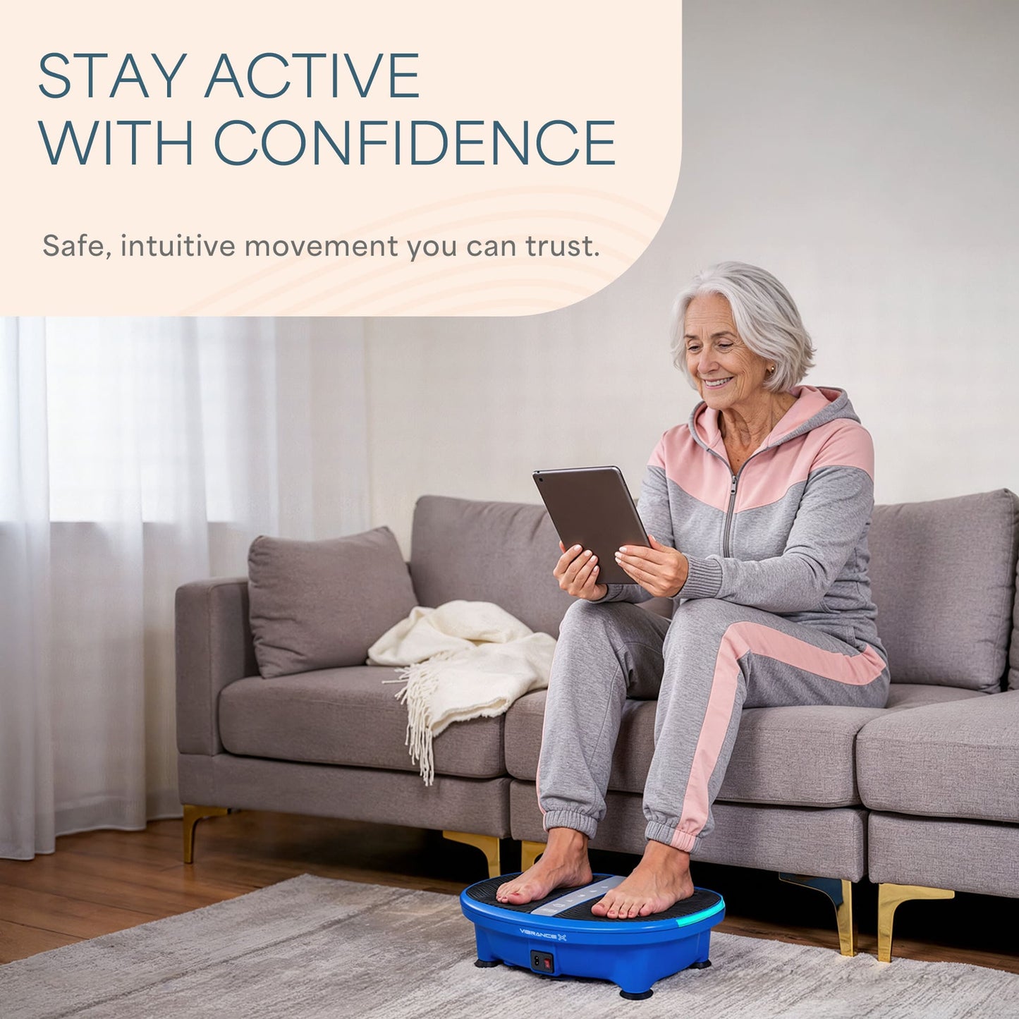 VibranceX Vibration Plate with LED Illumination