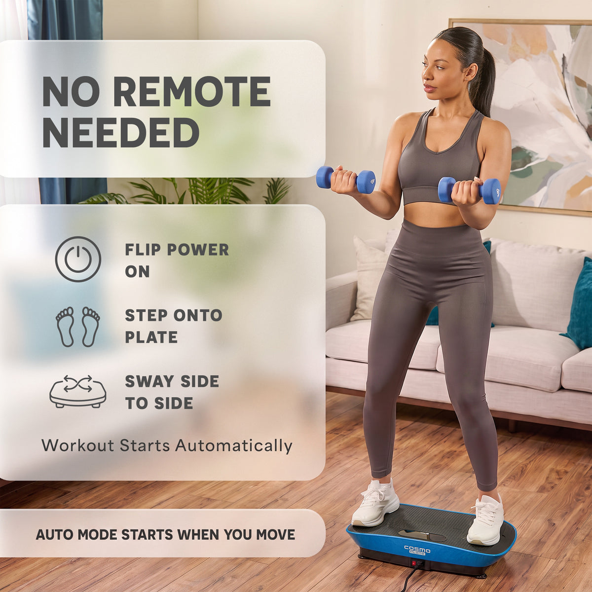 CosmoPlate Vibration Plate With Bluetooth Technology
