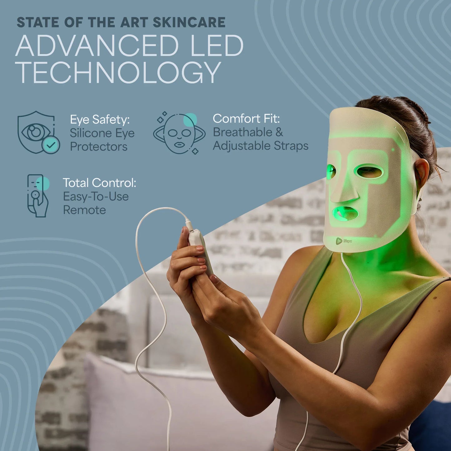 RevitaGlow™ Red Light Face Mask