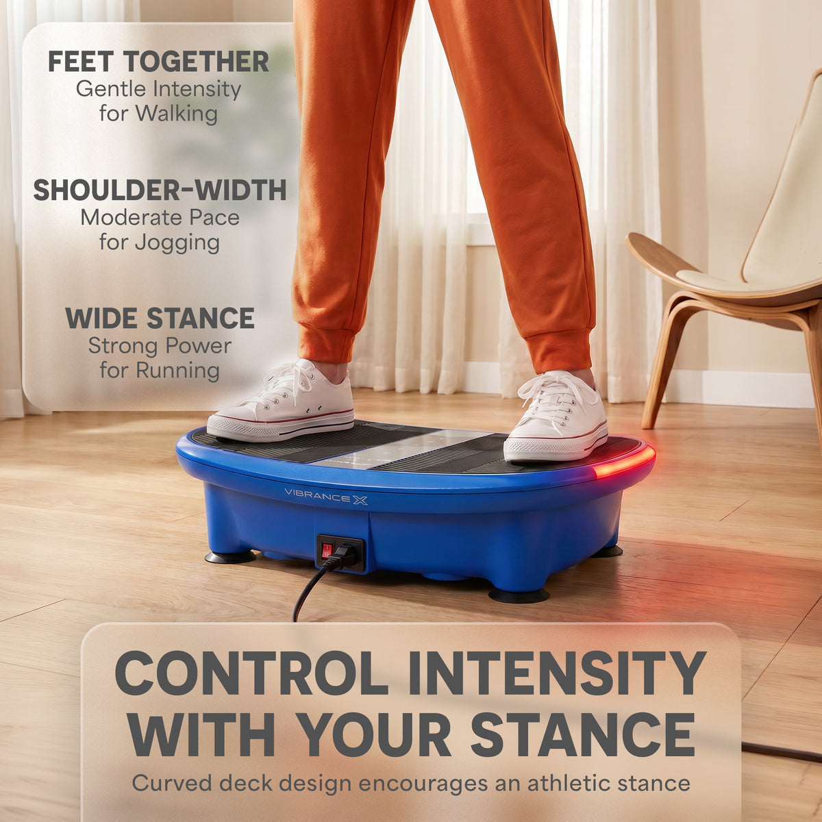 VibranceX Vibration Plate with LED Illumination