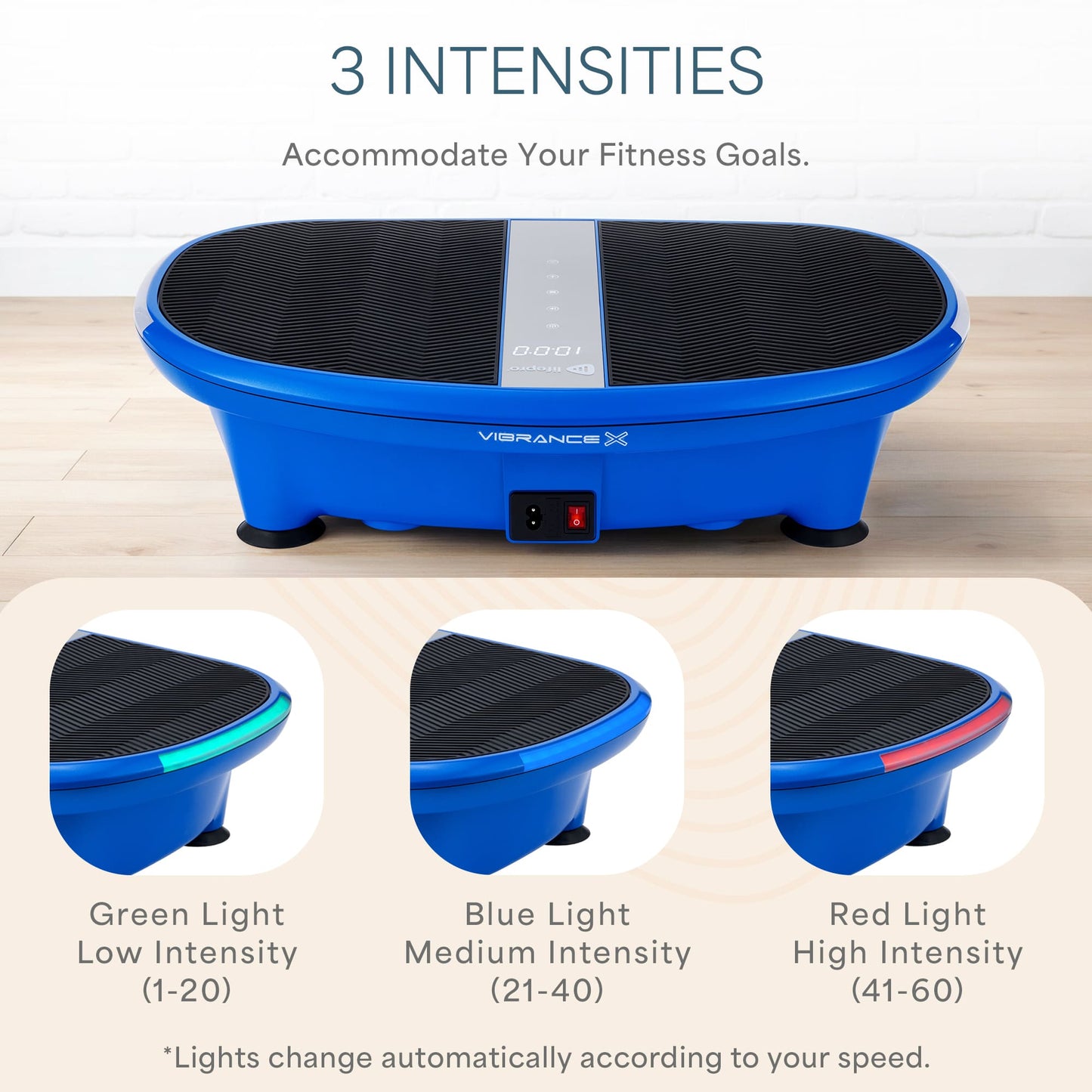 VibranceX Vibration Plate with LED Illumination