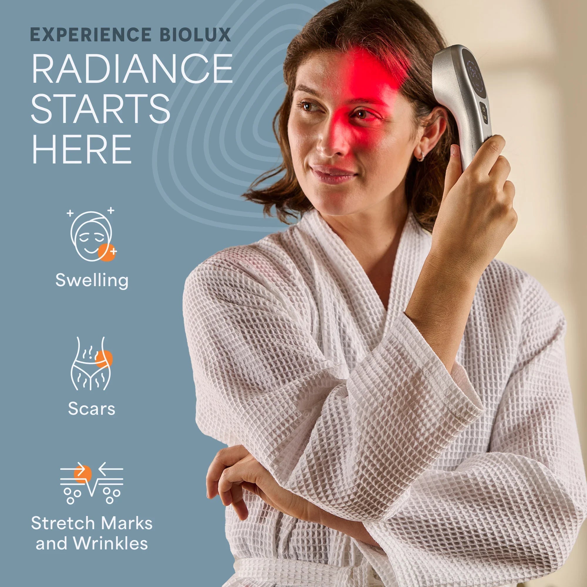 BioLux Red Light Therapy Wand | Skin & Pain Relief | Lifepro