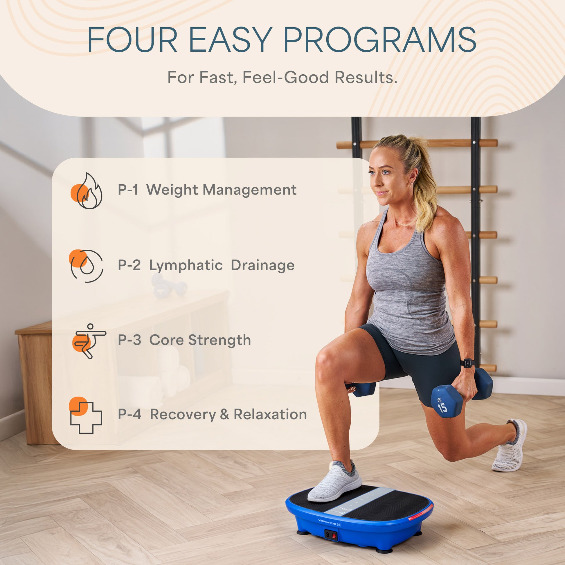 VibranceX Vibration Plate with LED Illumination