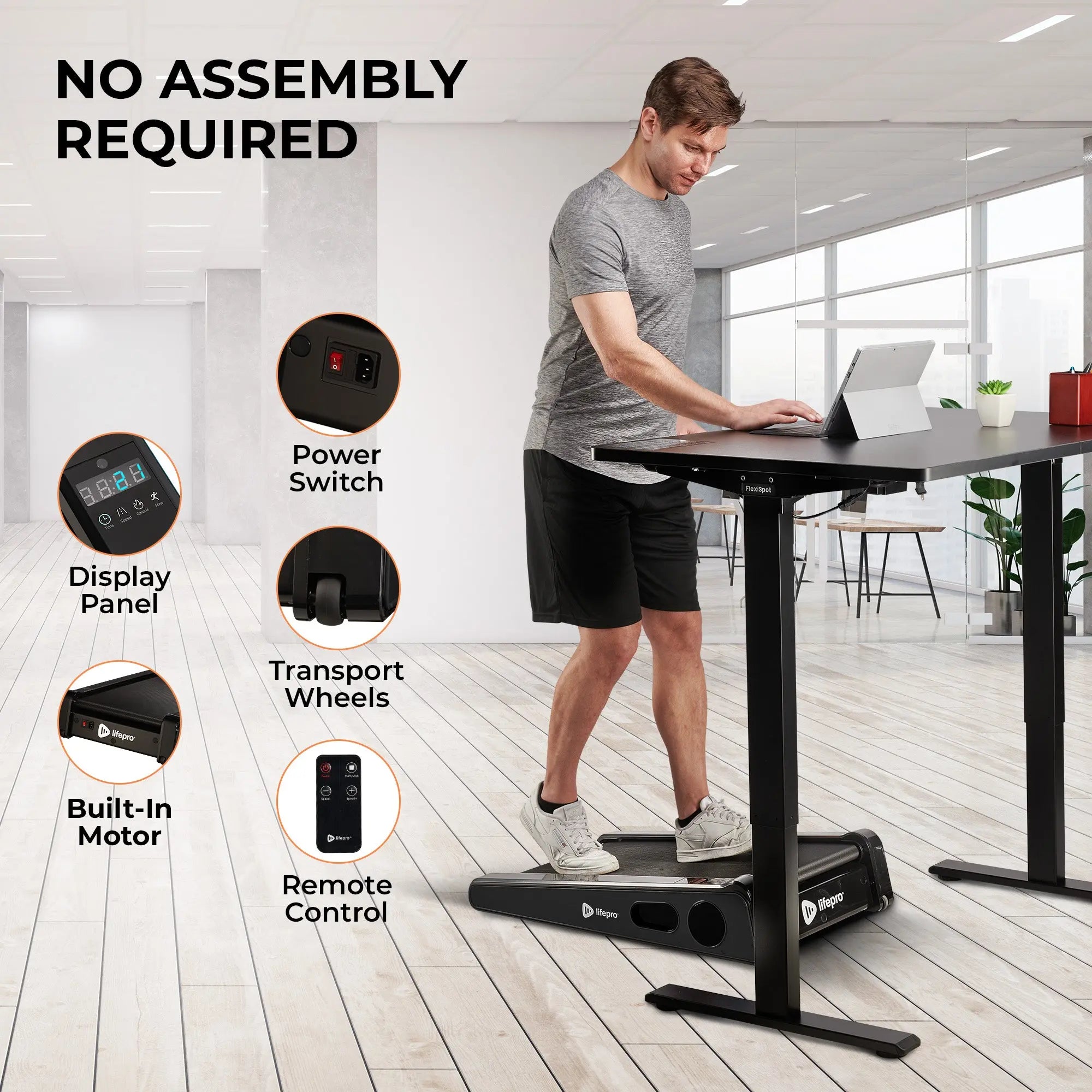 Small walking treadmill online for desk