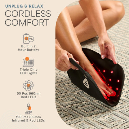 AllevaSole Pro Red Light Foot and Ankle Therapy