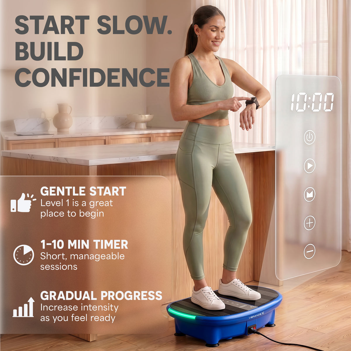 VibranceX Vibration Plate with LED Illumination