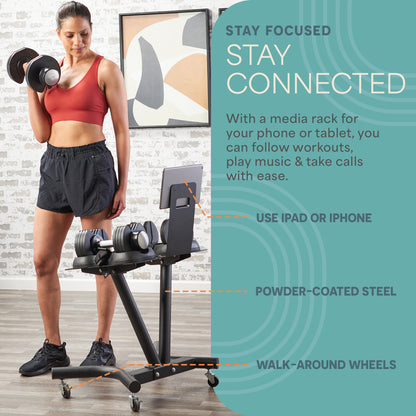 Powerflow Pro Adjustable Dumbbell Stand™