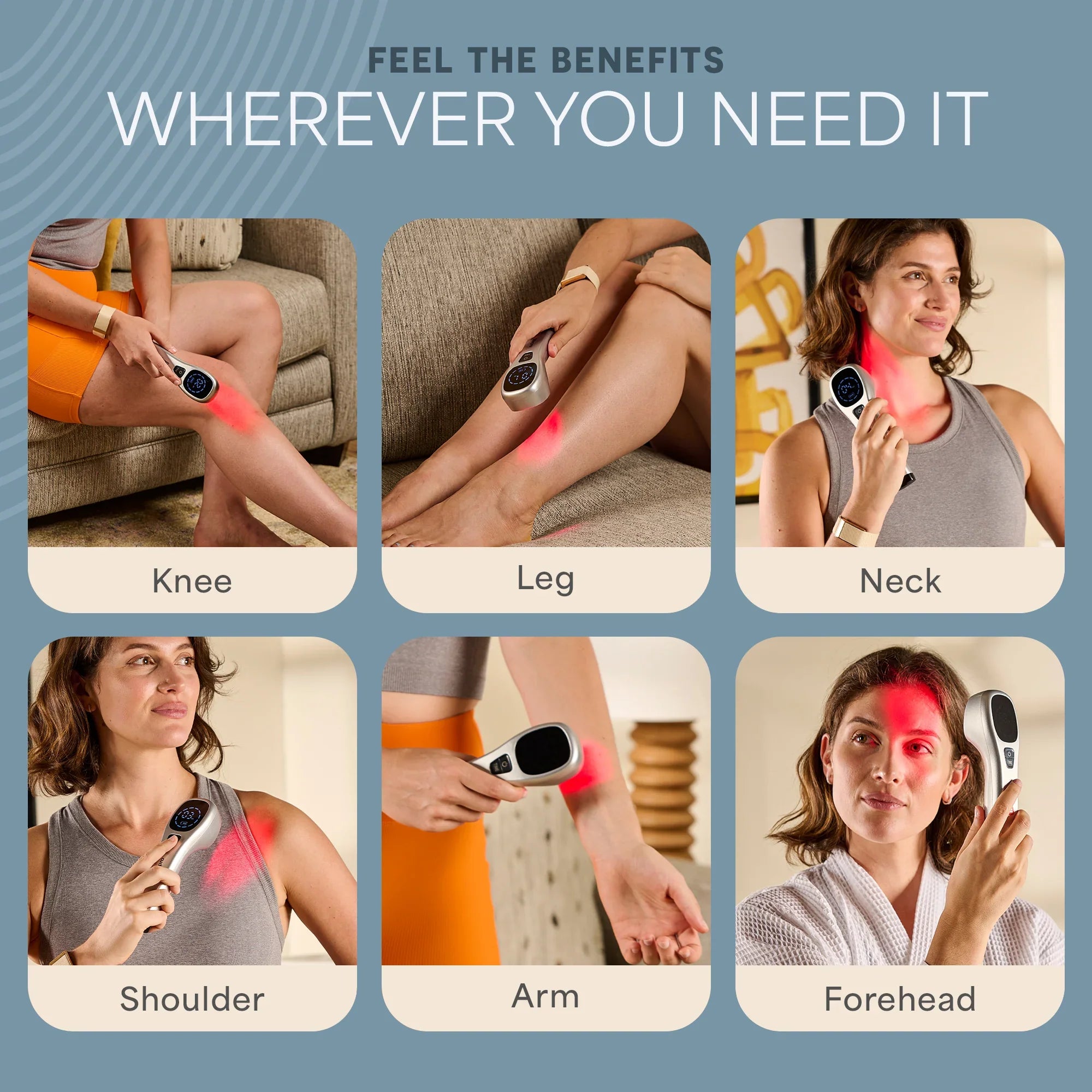 BioLux Red Light Therapy Wand | Skin & Pain Relief | Lifepro