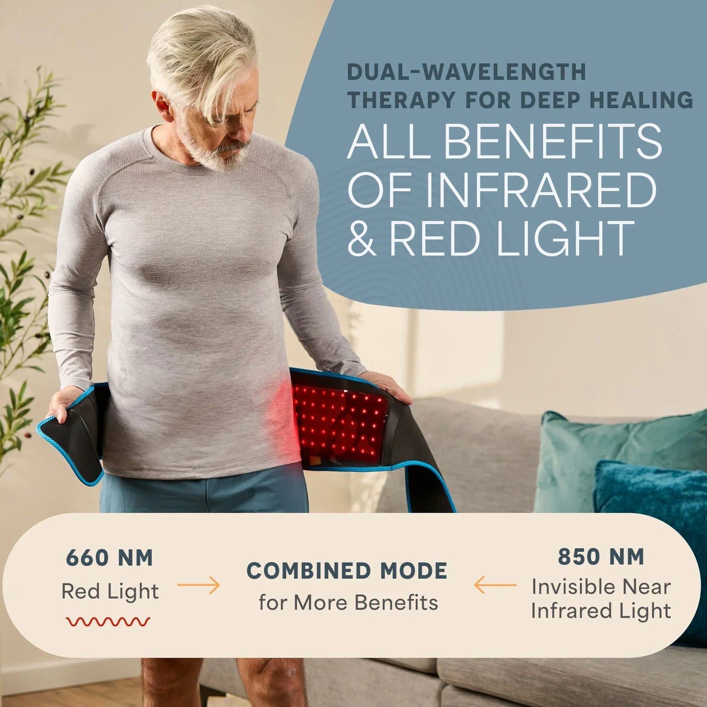 AllevaRed Light Therapy Belt