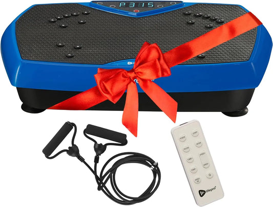 Buy LifeProVibration Plate Exercise Machine Silver- Whole Body Workout  Vibration Fitness Platform w/ Loop Bands - Home Training Equipment -  Remote, Balance Straps, Videos & Manual Online at desertcartCyprus