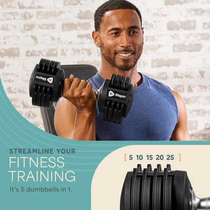 Powerup Plus Adjustable Dumbbell