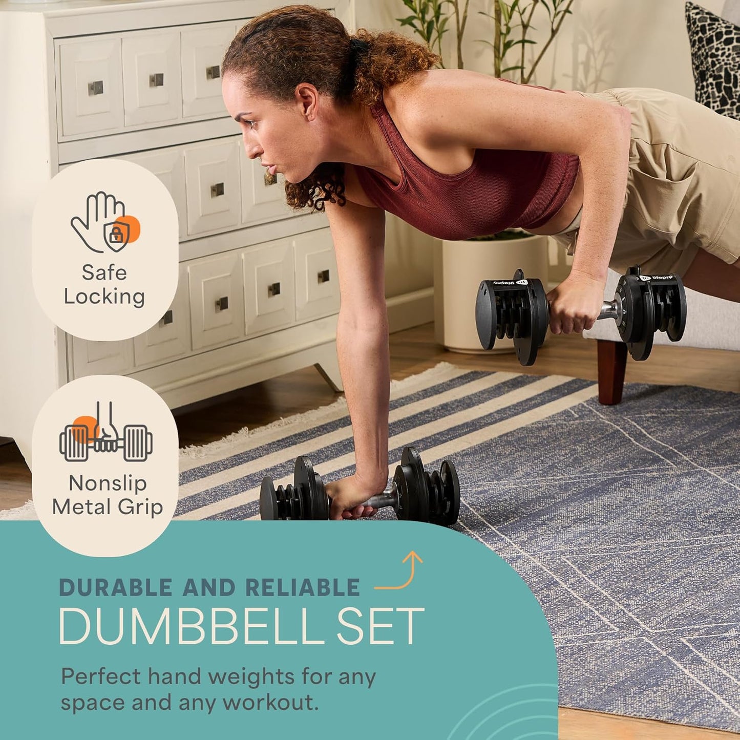 Powerup Plus Adjustable Dumbbell