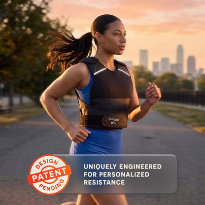 Weighted FlexVest with Ankle Weights (Women 5–15 lb / Men 5–20 lb)