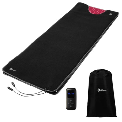 AllevaBody Red light Therapy Wrap Black