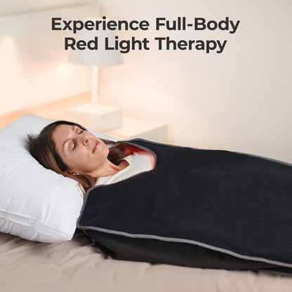 AllevaBody Red light Therapy Wrap Black