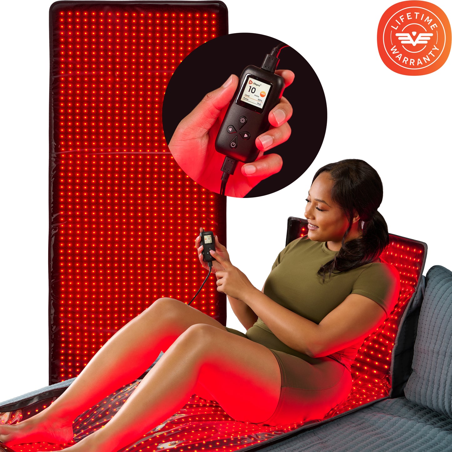 AllevaBody Fit Red Light Therapy Mat