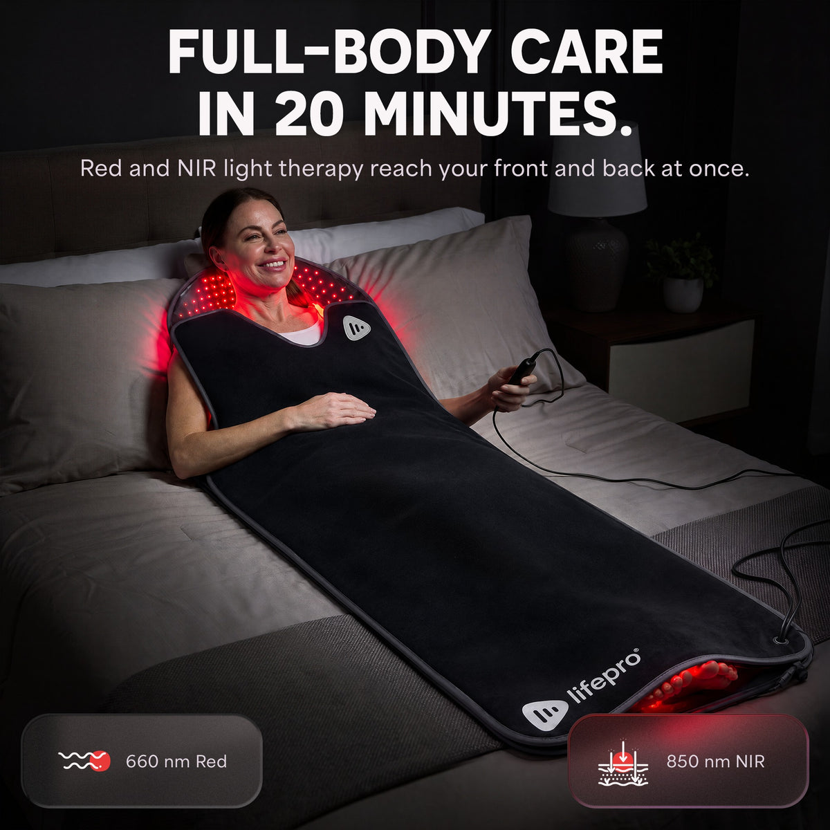 AllevaBody Red Light Therapy Wrap: Full-Body Session