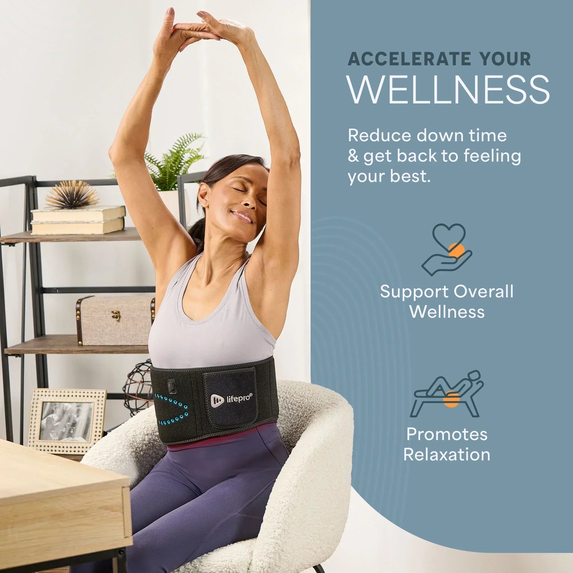 AllevaRed Pro Light Therapy Belt