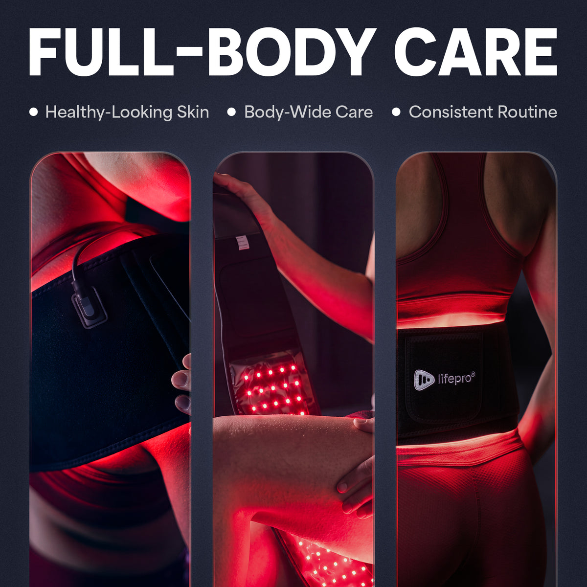 AllevaRed Lite Red Light Therapy Belt: Full-Body Care