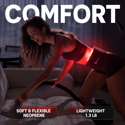 AllevaRed Lite Red Light Therapy Belt: Comfort