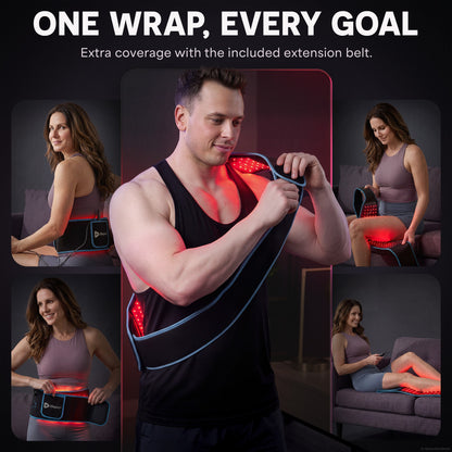 AllevaRed Red Light Therapy Belt: Full-Body Use