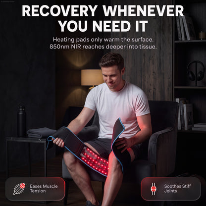 AllevaRed Red Light Therapy Belt: Anytime Recovery