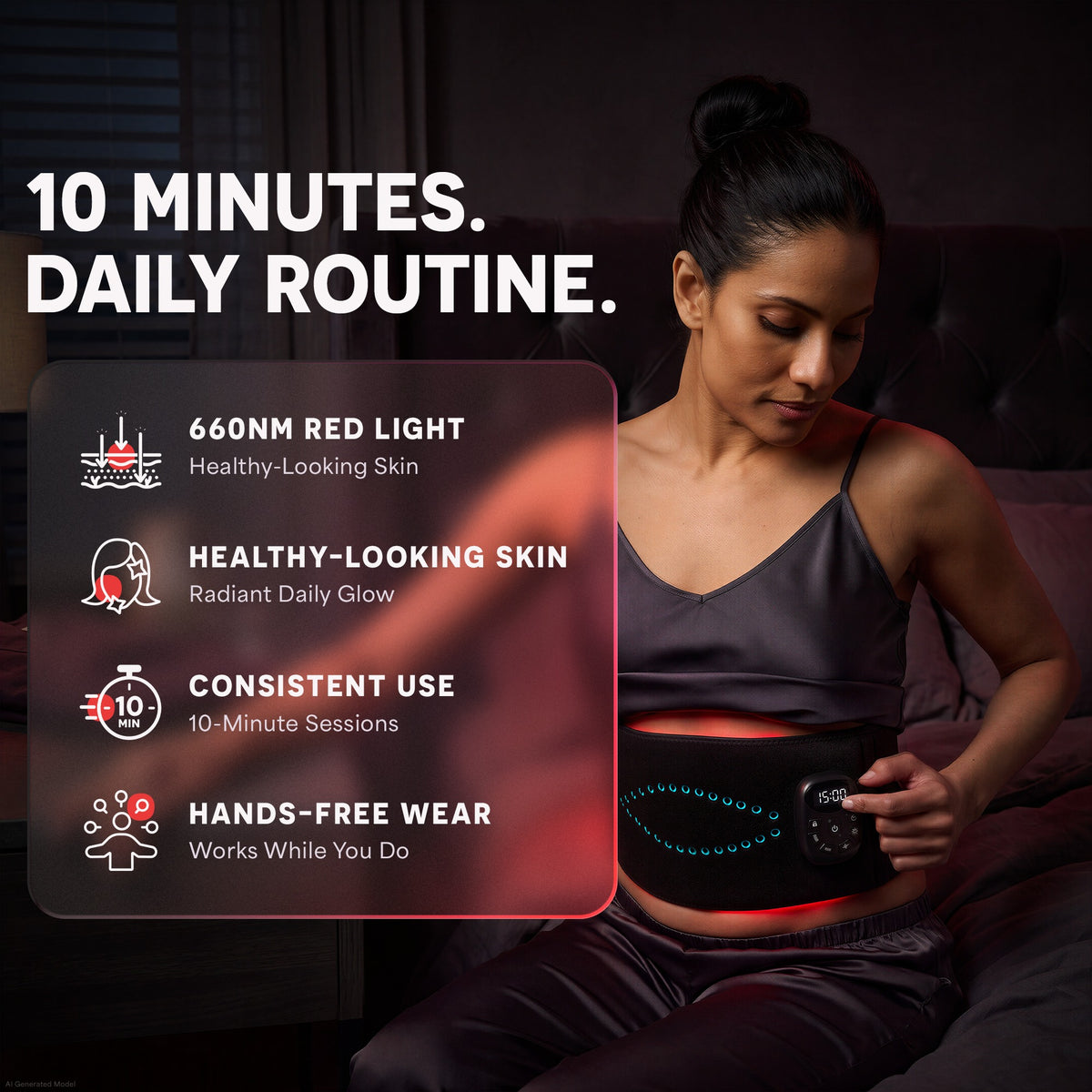 AllevaRed Pro Elite Red Light Therapy Belt: Light Therapy Benefits