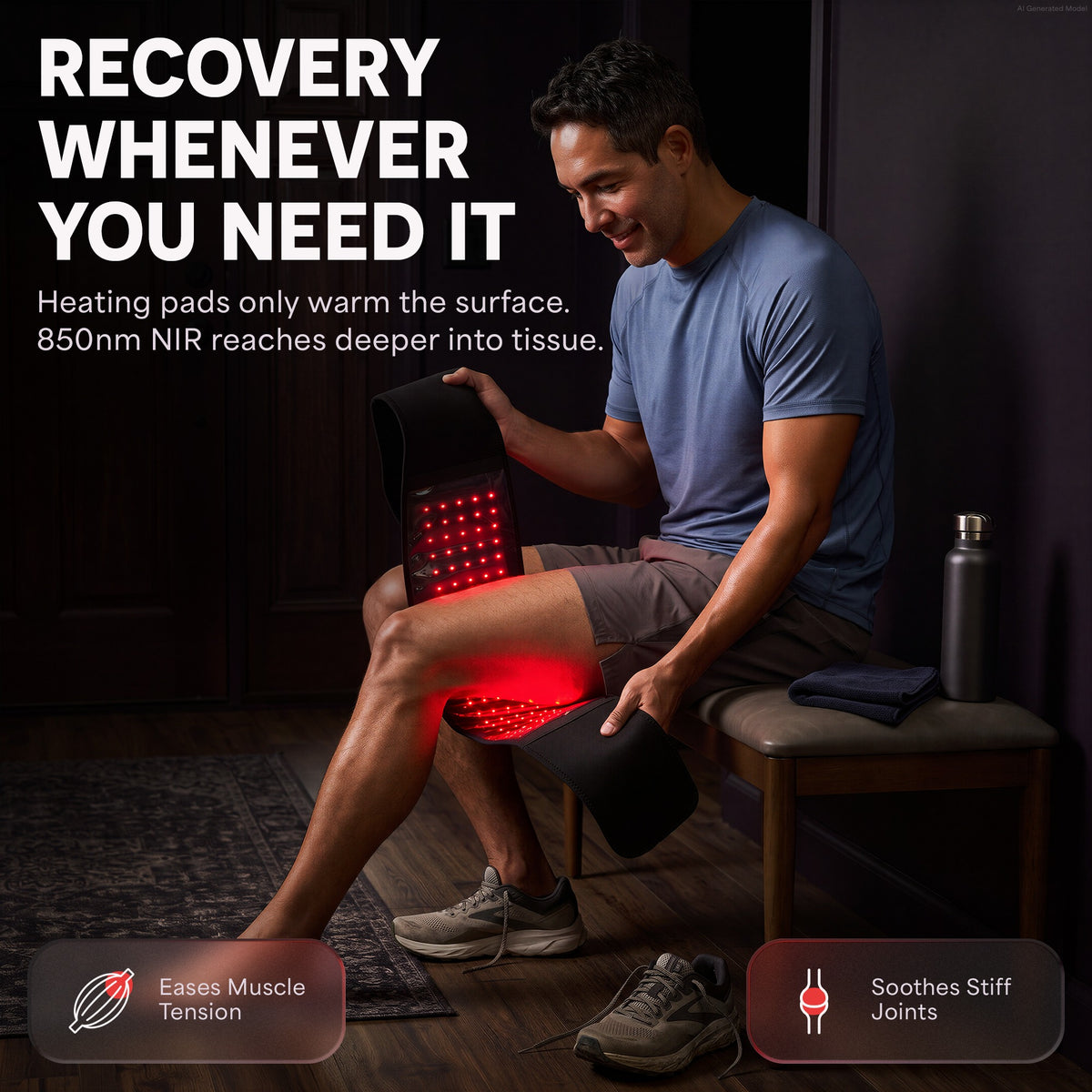 AllevaRed Pro Elite Red Light Therapy Belt: Daily Recovery