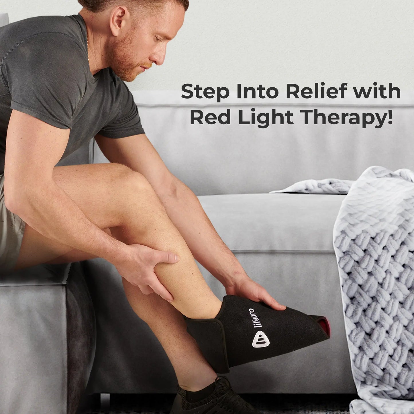 AllevaSole Pro Red Light Foot and Ankle Therapy