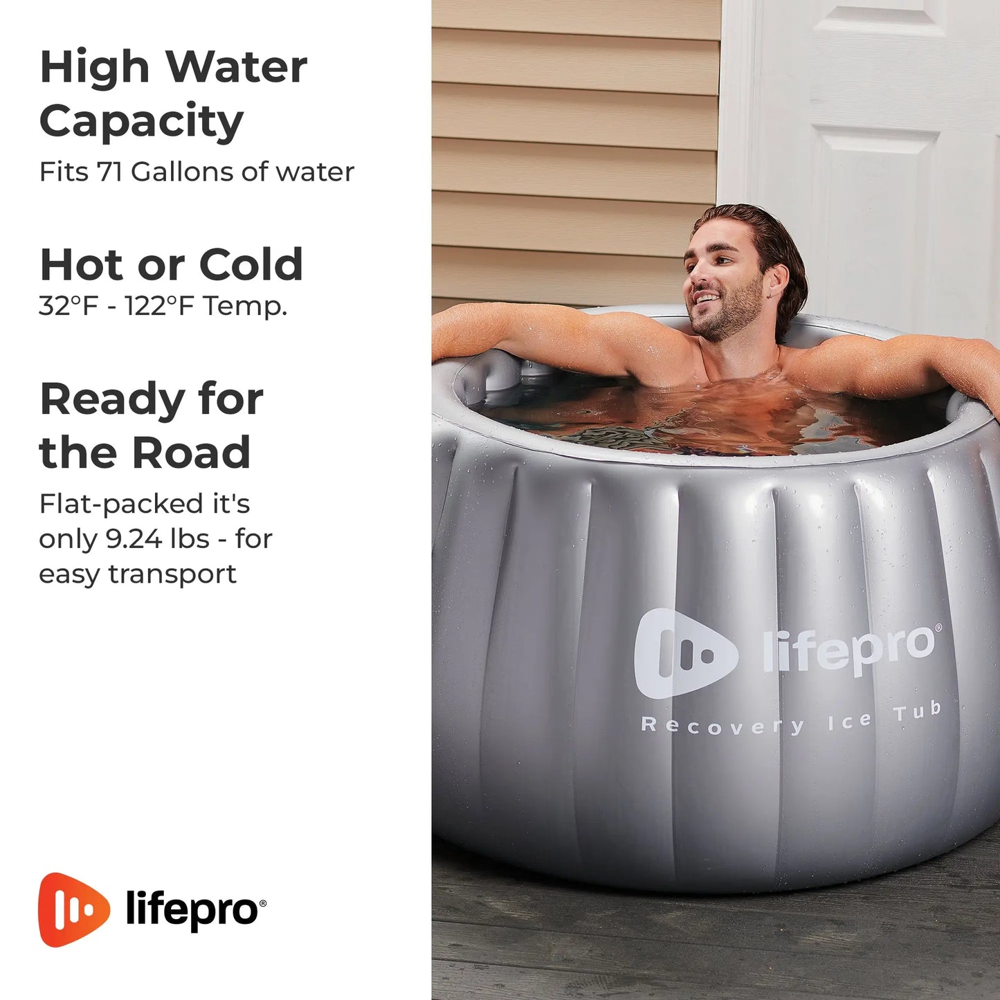 Allevachill Pro Recovery Ice Tub