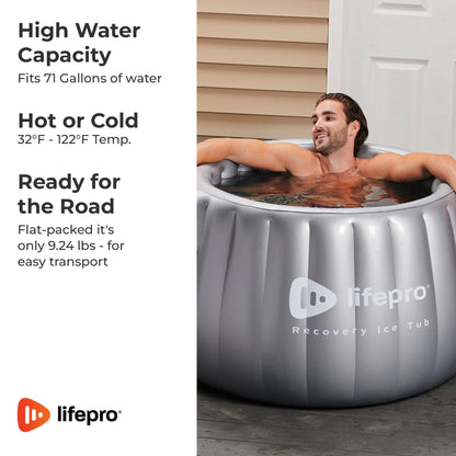 Allevachill Pro Recovery Ice Tub