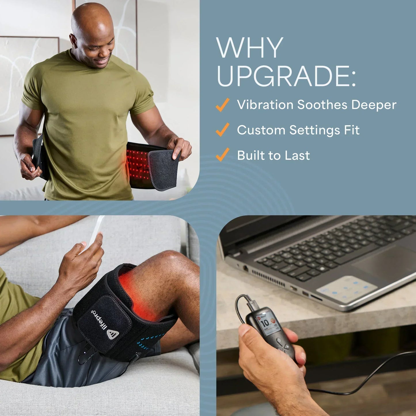 AllevaRed Pro Light Therapy Belt