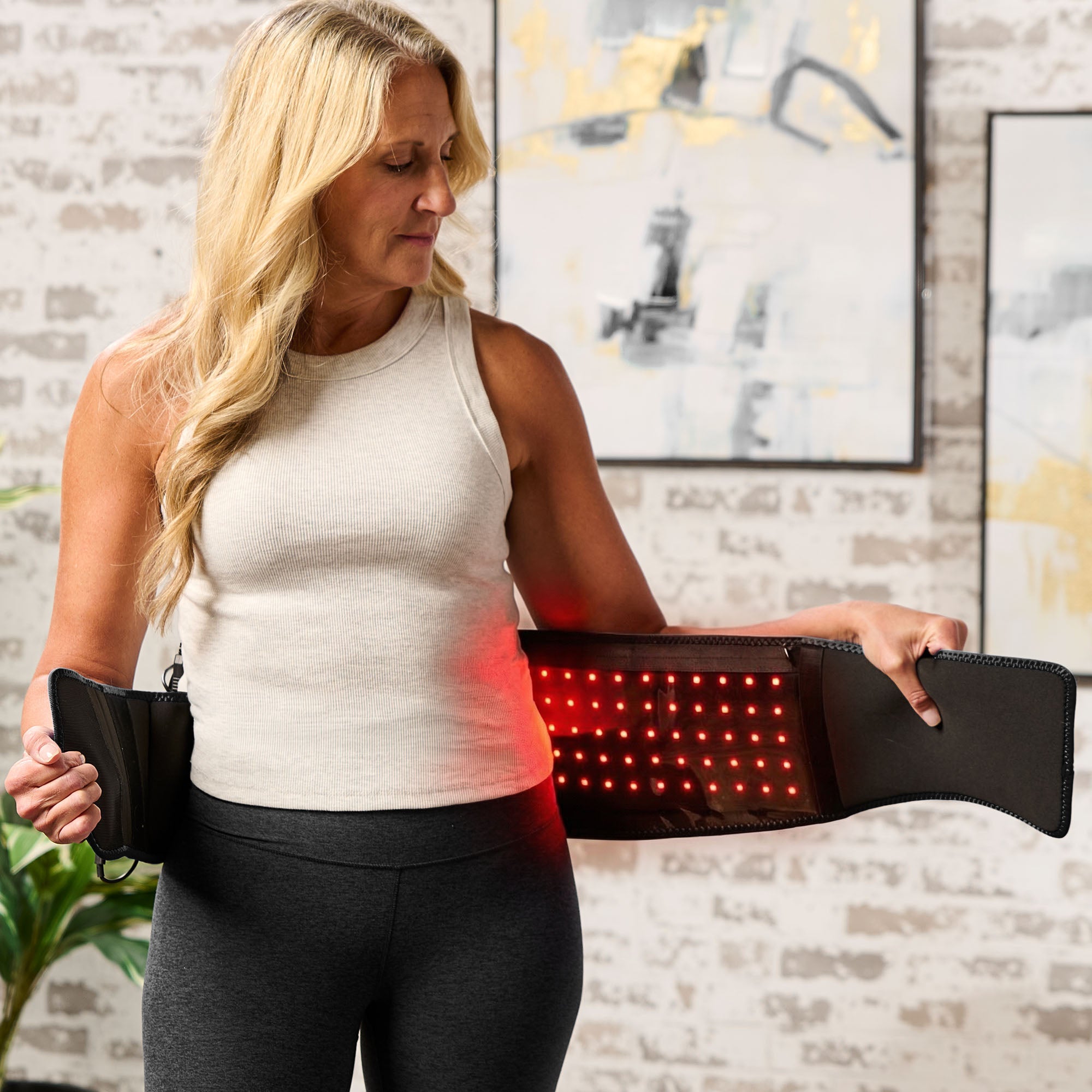 AllevaRed Lite Red Light Therapy Belt | Back Pain | Lifepro