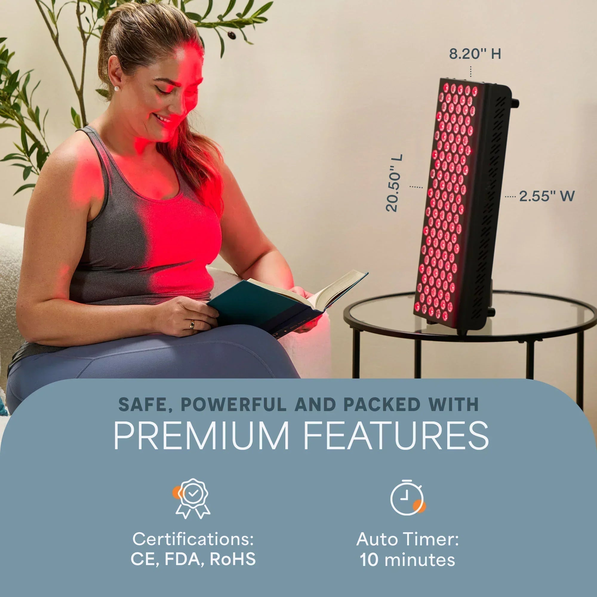 BioHeal Plus Red Light Therapy Panel – Lifepro